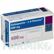 ГАБАПЕНТИН (GABAPENTIN) 600 мг таблетки 50 шт - Габапентин 1 A PHARMA