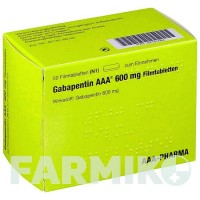 ГАБАПЕНТИН (GABAPENTIN) 600 мг таблетки 50 шт - Габапентин AAA - PHARMA