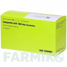 ГАБАПЕНТИН (GABAPENTIN) 600 мг таблетки 200 шт - Габапентин AAA - PHARMA