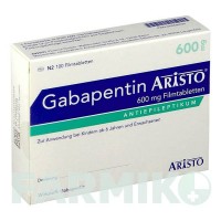 ГАБАПЕНТИН (GABAPENTIN) 600 мг таблетки 100 шт - Габапентин ARISTO PHARMA