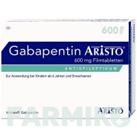 ГАБАПЕНТИН (GABAPENTIN) 600 мг таблетки 200 шт - Габапентин ARISTO PHARMA