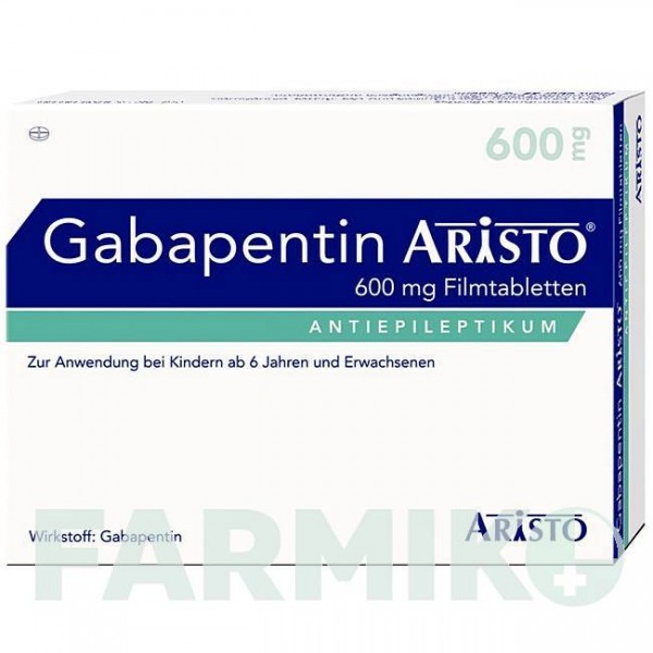 ГАБАПЕНТИН (GABAPENTIN) 600 мг таблетки 200 шт - Габапентин ARISTO PHARMA