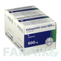 ГАБАПЕНТИН (GABAPENTIN) 600 мг таблетки 200 шт - Габапентин HEXAL