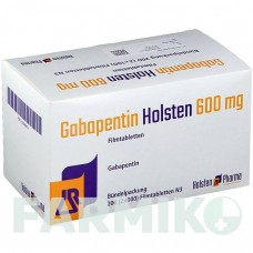 ГАБАПЕНТИН (GABAPENTIN) 600 мг таблетки 50 шт - Габапентин HOLSTEN PHARMA