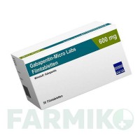 ГАБАПЕНТИН (GABAPENTIN) 600 мг таблетки 50 шт - Габапентин MICRO LABS