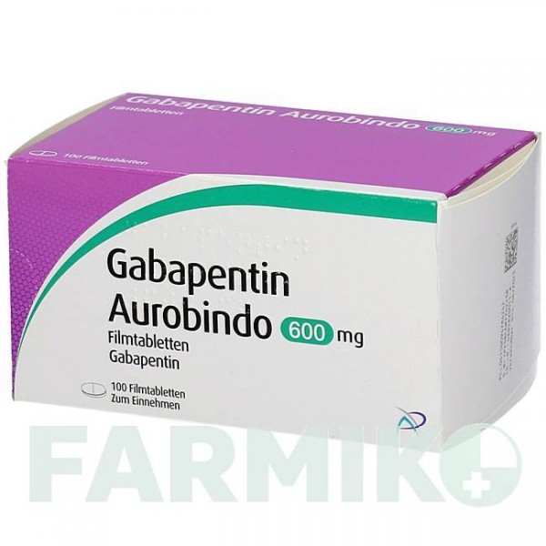 ГАБАПЕНТИН (GABAPENTIN) 600 мг таблетки 100 шт - Габапентин PUREN PHARMA