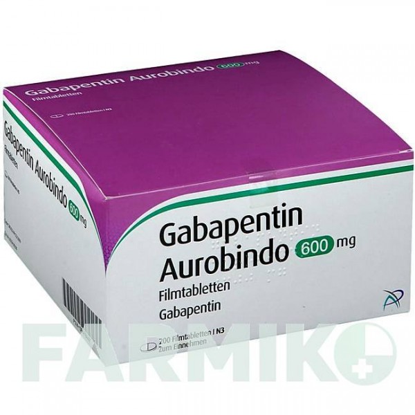 ГАБАПЕНТИН (GABAPENTIN) 600 мг таблетки 200 шт - Габапентин PUREN PHARMA