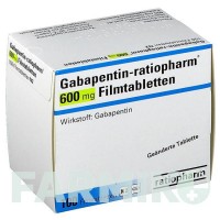 ГАБАПЕНТИН (GABAPENTIN) 600 мг таблетки 100 шт - Габапентин RATIOPHARM