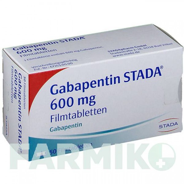 ГАБАПЕНТИН (GABAPENTIN) 600 мг таблетки 50 шт - Габапентин STADAPHARM