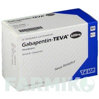 ГАБАПЕНТИН (GABAPENTIN) 600 мг таблетки 50 шт - Габапентин TEVA