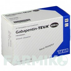 ГАБАПЕНТИН (GABAPENTIN) 600 мг таблетки 50 шт - Габапентин TEVA
