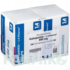 ГАБАПЕНТИН (GABAPENTIN) 800 мг таблетки 200 шт - Габапентин 1 A PHARMA