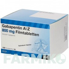 ГАБАПЕНТИН (GABAPENTIN) 800 мг таблетки 100 шт - Габапентин ABZ PHARMA