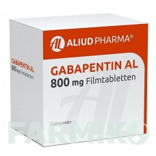 ГАБАПЕНТИН (GABAPENTIN) 800 мг таблетки 200 шт - Габапентин ALIUD PHARMA