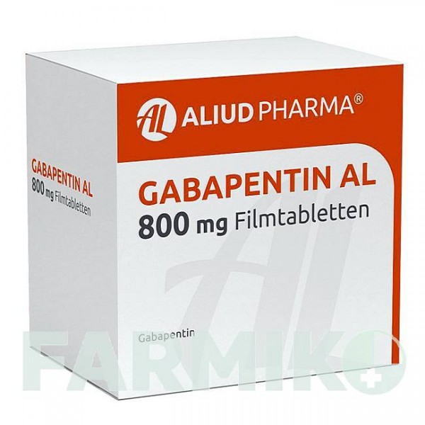 ГАБАПЕНТИН (GABAPENTIN) 800 мг таблетки 200 шт - Габапентин ALIUD PHARMA