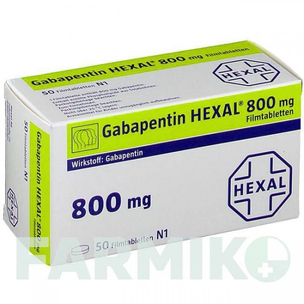 ГАБАПЕНТИН (GABAPENTIN) 800 мг таблетки 50 шт - Габапентин HEXAL