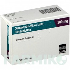 ГАБАПЕНТИН (GABAPENTIN) 800 мг таблетки 50 шт - Габапентин MICRO LABS
