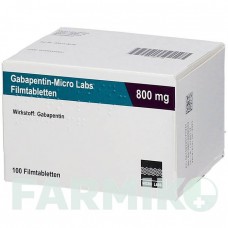 ГАБАПЕНТИН (GABAPENTIN) 800 мг таблетки 100 шт - Габапентин MICRO LABS