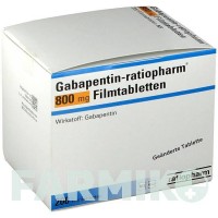 ГАБАПЕНТИН (GABAPENTIN) 800 мг таблетки 200 шт - Габапентин RATIOPHARM