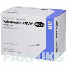 ГАБАПЕНТИН (GABAPENTIN) 800 мг таблетки 200 шт - Габапентин TEVA