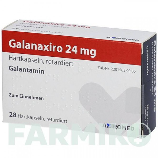 ГАЛАНАКСИРО (GALANAXIRO) 24 мг капсули 28 шт - Галантамін MEDICAL VALLEY INVEST
