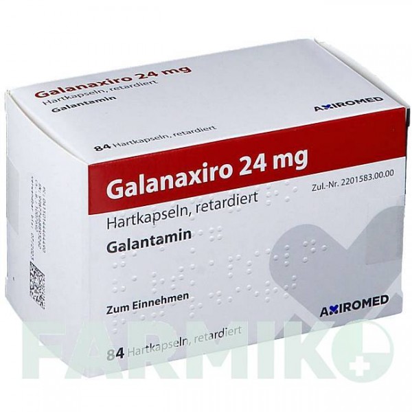 ГАЛАНАКСИРО (GALANAXIRO) 24 мг капсули 56 шт - Галантамін MEDICAL VALLEY INVEST