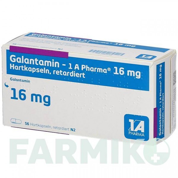 ГАЛАНТАМИН (GALANTAMIN) 16 мг капсулы 56 шт - Галантамин 1 A PHARMA