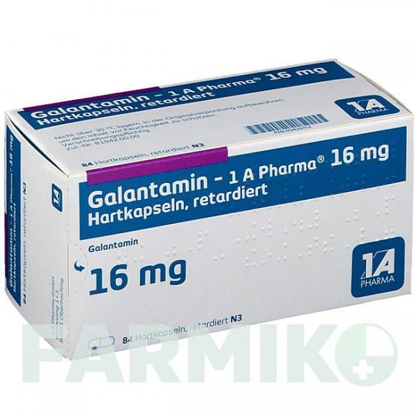 ГАЛАНТАМІН (GALANTAMIN) 16 мг капсули 84 шт - Галантамін 1 A PHARMA