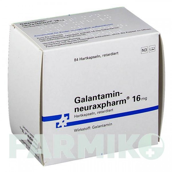 ГАЛАНТАМІН (GALANTAMIN) 16 мг капсули 84 шт - Галантамін NEURAXPHARM