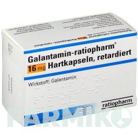 ГАЛАНТАМИН (GALANTAMIN) 16 мг капсулы 56 шт - Галантамин RATIOPHARM