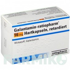 ГАЛАНТАМІН (GALANTAMIN) 16 мг капсули 56 шт - Галантамін RATIOPHARM