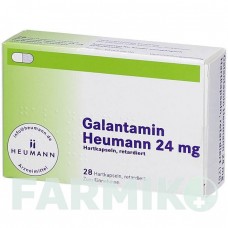 ГАЛАНТАМИН (GALANTAMIN) 24 мг капсулы 28 шт - Галантамин HEUMANN PHARMA
