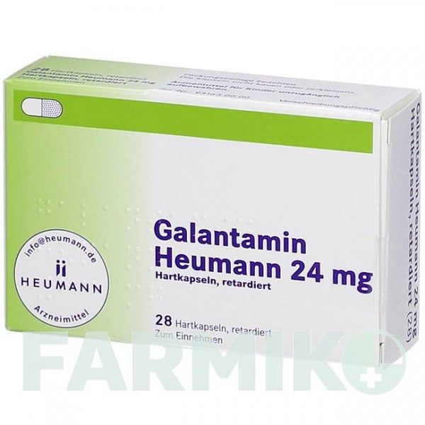 ГАЛАНТАМІН (GALANTAMIN) 24 мг капсули 28 шт - Галантамін HEUMANN PHARMA