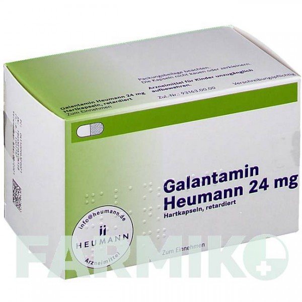 ГАЛАНТАМІН (GALANTAMIN) 24 мг капсули 56 шт - Галантамін HEUMANN PHARMA