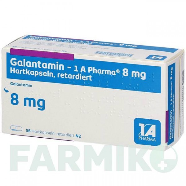 ГАЛАНТАМІН (GALANTAMIN) 8 мг капсули 56 шт - Галантамін 1 A PHARMA