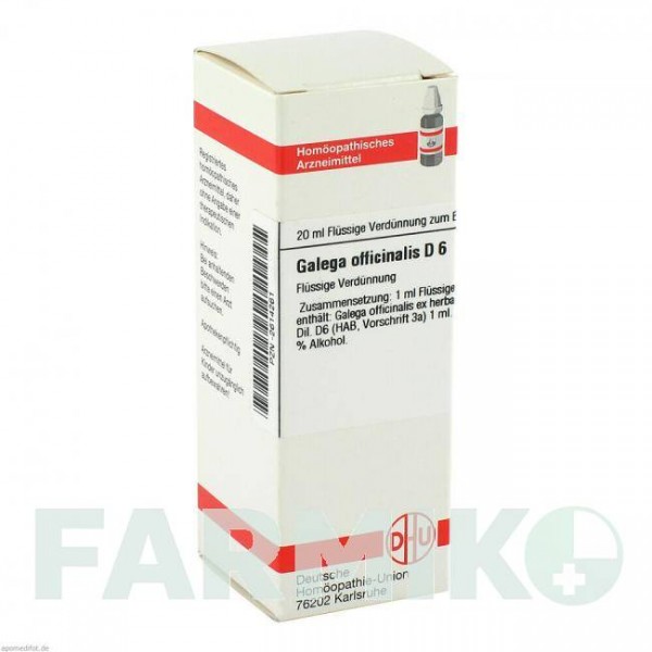 ГАЛЕГА (GALEGA) D 6 раствор 20 мл - Гомеопатия DHU