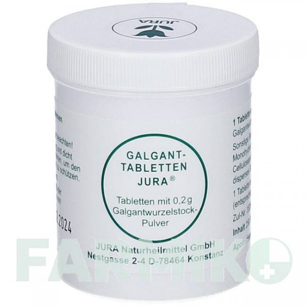 ГАЛГАНТТАБЛЕТТЕН (GALGANTTABLETTEN) таблетки 250 шт - Активные вещества JURA NATURHEILMITTEL
