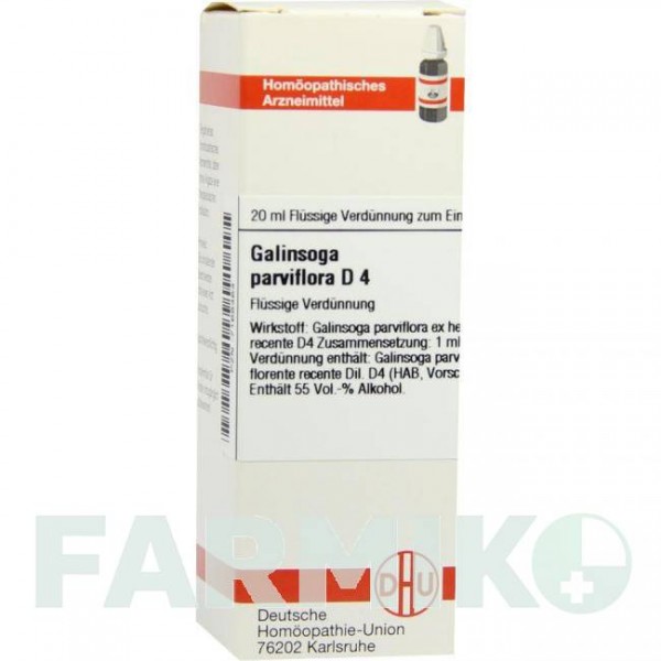 ГАЛИНСОГА (GALINSOGA) D 4 раствор 20 мл - Гомеопатия DHU