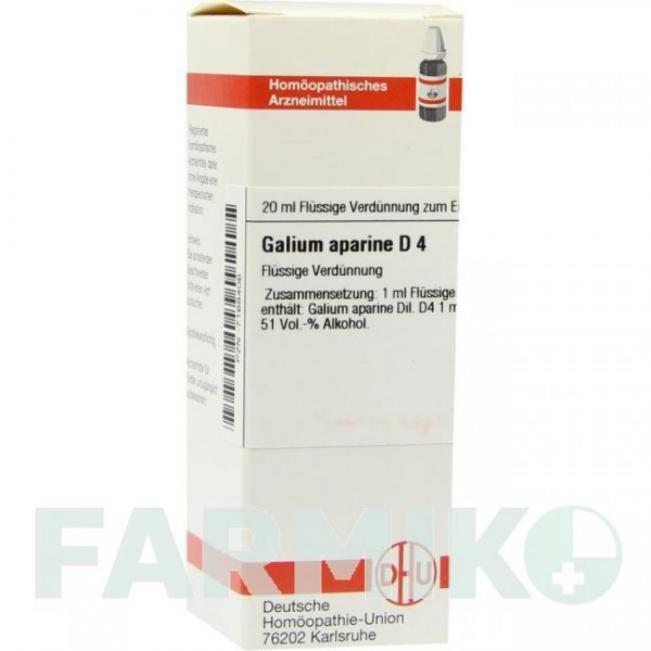 ГАЛИУМ АПАРИН (GALIUM APARINE) D 4 раствор 20 мл - Гомеопатия DHU