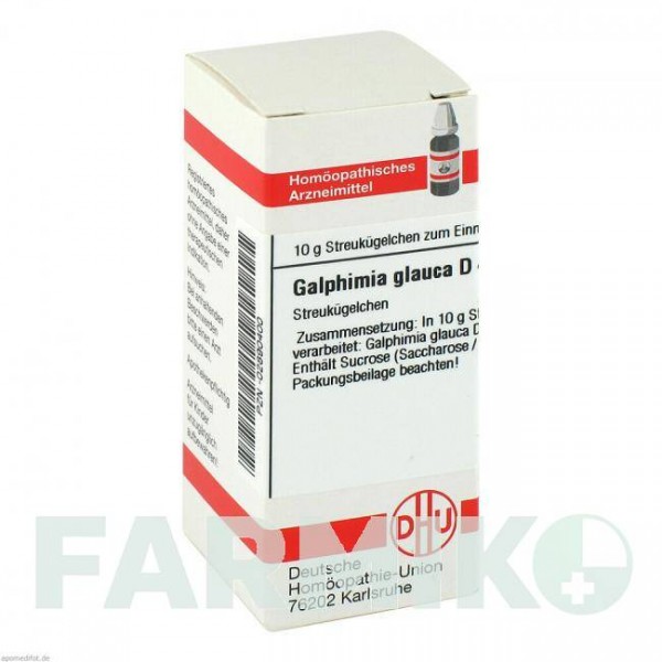 ГАЛФИМИЯ ГЛАУКА (GALPHIMIA GLAUCA) D 4 глобули 10 г - Гомеопатия DHU