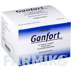 ГАНФОРТ (GANFORT) 0,3 мг/мл + 5 мг/мл краплі 90x0,4 мл - Тимолол, Біматопрост 1 0 1 CAREFARM