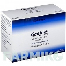 ГАНФОРТ (GANFORT) 0,3 мг/мл + 5 мг/мл капли 30x0,4 мл - Тимолол, Биматопрост DOCPHARM