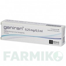 ГАНИРАН (GANIRAN) 0,25 мг/0,5 мл раствор 1x1 шт - Ганиреликс BESINS HEALTHCARE