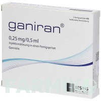 ГАНИРАН (GANIRAN) 0,25 мг/0,5 мл раствор 1x5 шт - Ганиреликс BESINS HEALTHCARE