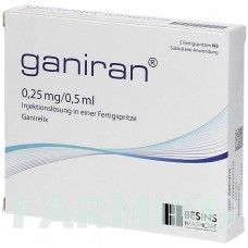 ГАНИРАН (GANIRAN) 0,25 мг/0,5 мл раствор 1x5 шт - Ганиреликс BESINS HEALTHCARE