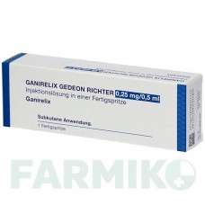 ГАНИРЕЛИКС (GANIRELIX) 0,25 мг/0,5 мл раствор 1 шт - Ганиреликс GEDEON RICHTER