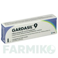 ГАРДАСИЛ (GARDASIL) 9 шприци 1 шт - Вакцина проти вірусу папіломи людини KOHLPHARMA