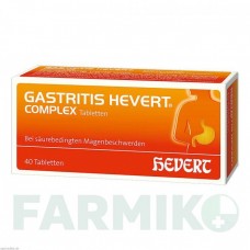 ГАСТРИТ (GASTRITIS) таблетки 40 шт - Гомеопатия HEVERT