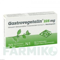 ГАСТРОВЕГЕТАЛИН (GASTROVEGETALIN) 225 мг капсулы 20 шт - Листья мелиссы VERLA-PHARM