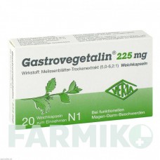 ГАСТРОВЕГЕТАЛИН (GASTROVEGETALIN) 225 мг капсулы 20 шт - Листья мелиссы VERLA-PHARM